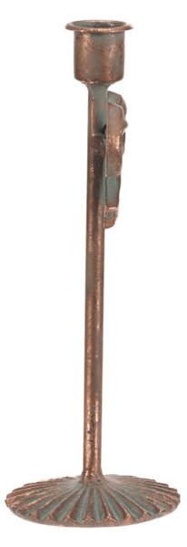 Kovový svietnik 22 cm medený FUP566-M