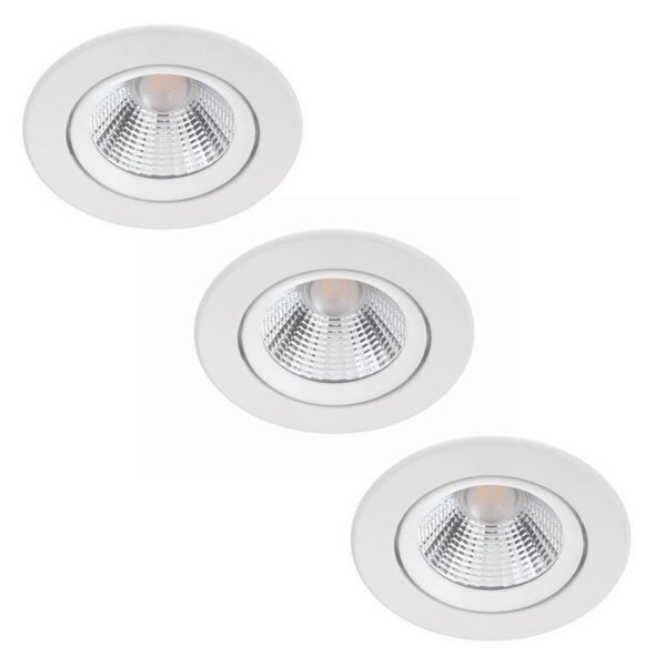 Philips - SADA 3x LED Stmievateľné podhľadové svietidlo DIVE LED/5W/230V 2700K