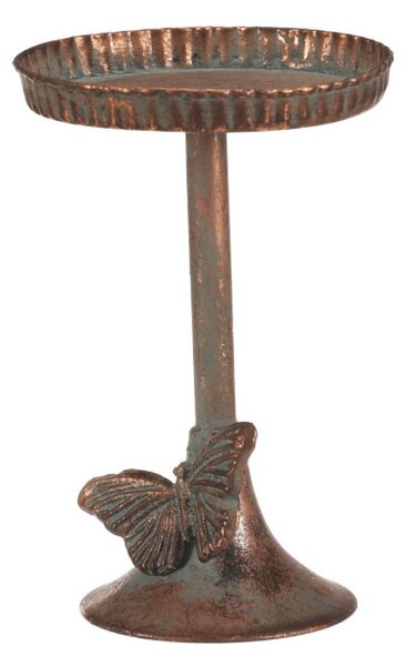 Kovový svietnik 20 cm medený FUP563-M