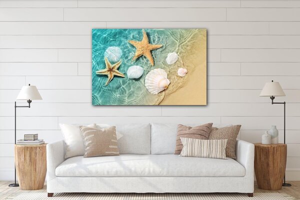 Impresi Obraz Mušle pri mori - 60 x 40 cm