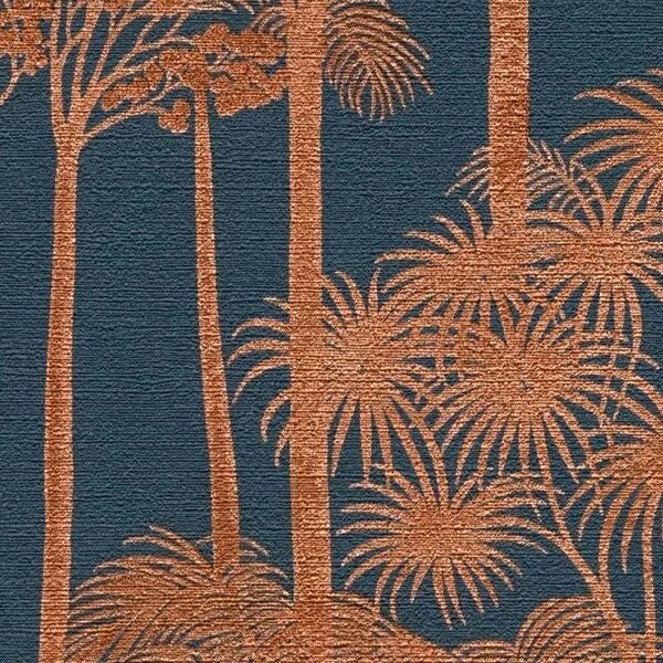 A.S. Création | Vliesová tapeta na stenu Cuba 2 79162-4 | 0,53 x 10,05 m | bronzová, vining ivy