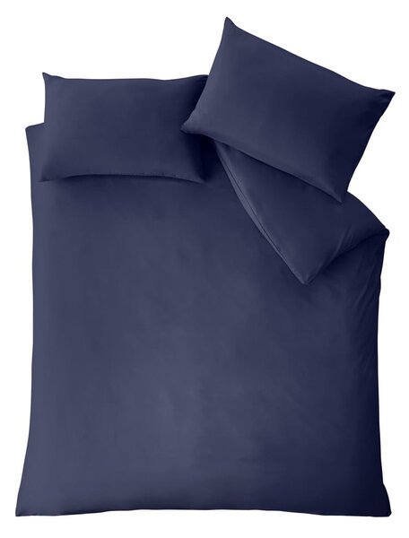 Tmavomodré obliečky na jednolôžko 135x200 cm So Soft Easy Iron – Catherine Lansfield