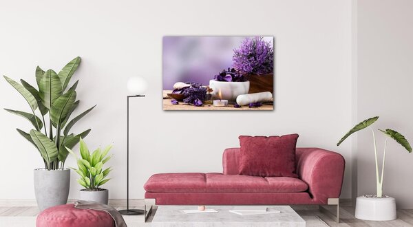 Impresi Obraz Levanduľovej zátišie - 30 x 20 cm