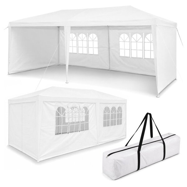 Záhradný párty stan TENO biely 3x6 m