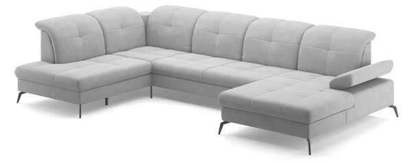 SEDACIA SÚPRAVA, textil, sivá Sit & More - Sedačky, Online Only