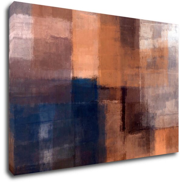 Impresi Obraz Kresba abstraktné obdlžníky - 60 x 40 cm