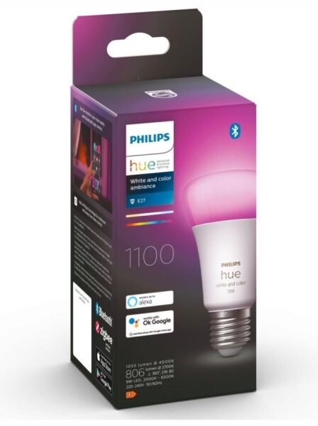 LED Stmievateľná žiarovka Philips Hue WACA A60 E27/9W/230V 2000-6500K