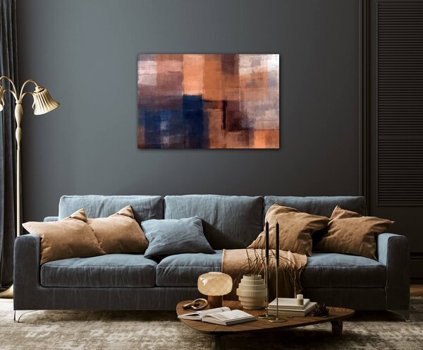 Impresi Obraz Kresba abstraktné obdlžníky - 60 x 40 cm