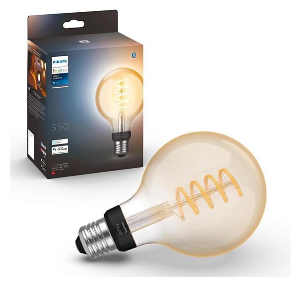 LED Stmievateľná žiarovka Philips Hue WHITE AMBIANCE G93 E27/7W/230V 2200-4500K