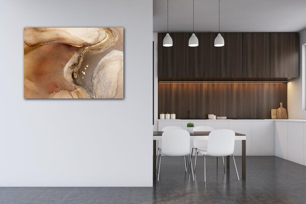 Impresi Obraz Abstrakt zlatý mramor - 70 x 50 cm