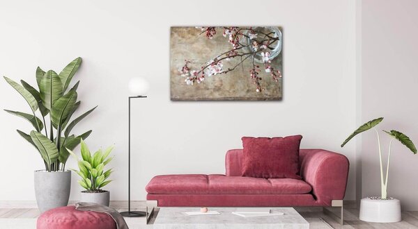 Impresi Obraz Ružové kvety vo váze - 60 x 40 cm