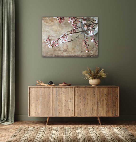 Impresi Obraz Ružové kvety vo váze - 70 x 50 cm