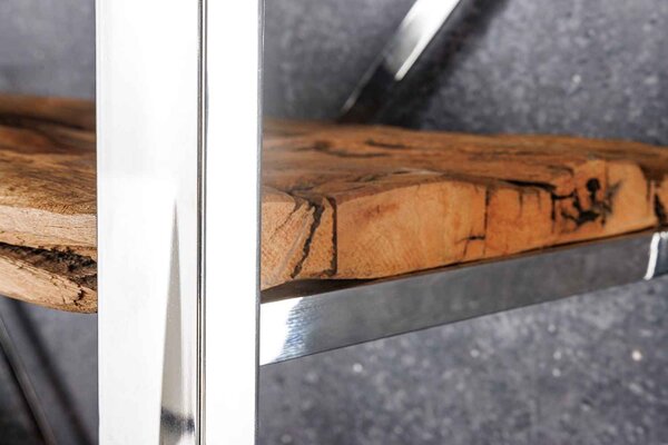 Dizajnový regál Shark 183 cm teak