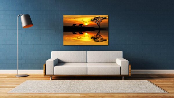 Impresi Obraz Safari západ slunce - 60 x 40 cm