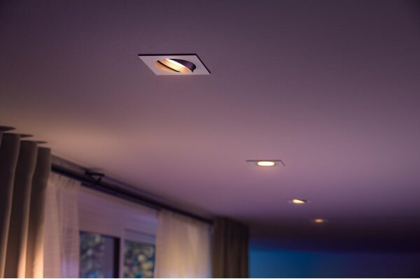 Philips 50551/31/P7 - LED RGB Podhľadové svietidlo Hue CENTURA 1xGU10/5,7W/230V
