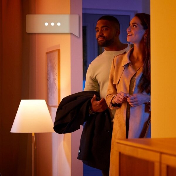 Philips 50474/30/P6 - LED Stmievateľné bodové svietidlo Hue BUCKRAM 4xGU10/5W/230V