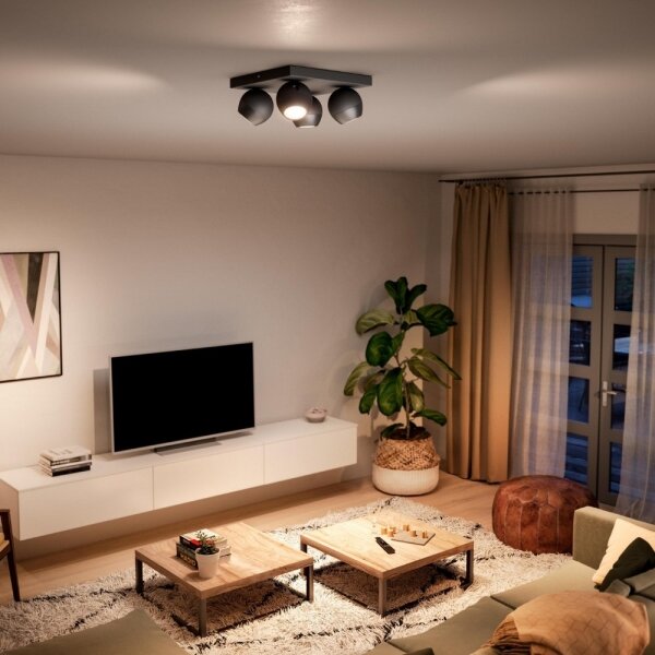 Philips 50474/30/P6 - LED Stmievateľné bodové svietidlo Hue BUCKRAM 4xGU10/5W/230V