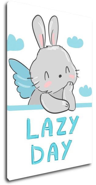 Impresi Obraz Blue and grey bunny - 20 x 30 cm