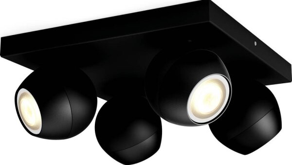 Philips 50474/30/P6 - LED Stmievateľné bodové svietidlo Hue BUCKRAM 4xGU10/5W/230V