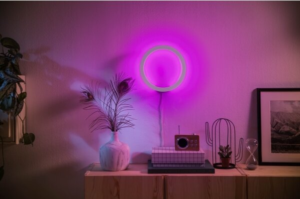 Philips 40901/31/P9-LED RGBW Stmievateľné nástenné svietidlo Hue SANA LED/20W/230V
