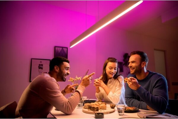 Philips 40903/31/P9-LED RGBW Stmievateľný luster na lanku Hue ENSIS 2xLED/39W/230V