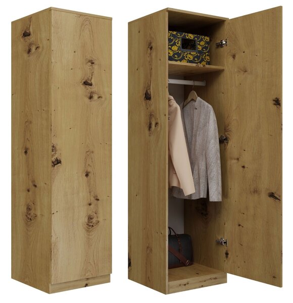 TP Living Šatníková skriňa Malva 50 cm dub artisan