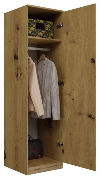 TP Living Šatníková skriňa Malva 50 cm dub artisan