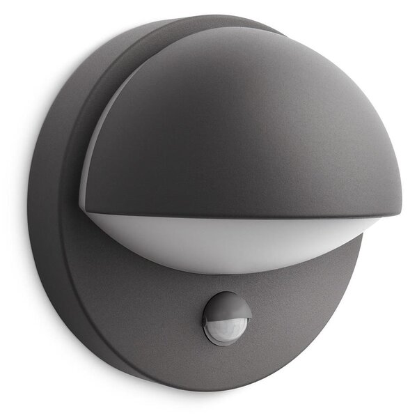 Philips - Vonkajšie nástenné svietidlo so senzorom JUNE 1xE27/12W/230V IP44