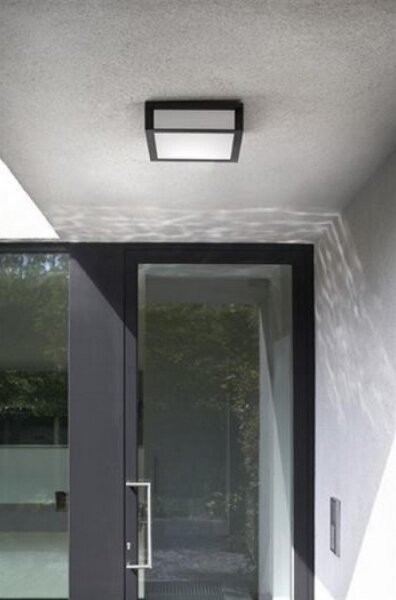 Philips - Vonkajšie stropné svietidlo SKIES 2xE27/14W/230V IP44 antracit