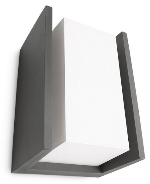 Philips - Vonkajšie nástenné svietidlo BRIDGE 1xE27/15W/230V IP44
