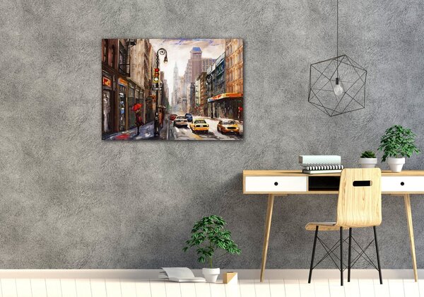 Impresi Obraz New York maľba - 70 x 50 cm