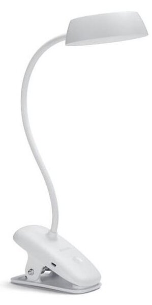 Philips - LED Stmievateľná lampa s klipom DONUTCLIP LED/3W/5V 1200 mAh biela