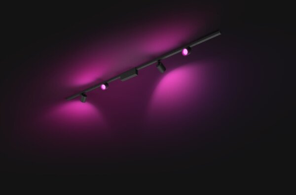 Philips-SADA 4xLED Stmievateľné svietidlo do lištového systému Hue LED/20,8W/230V