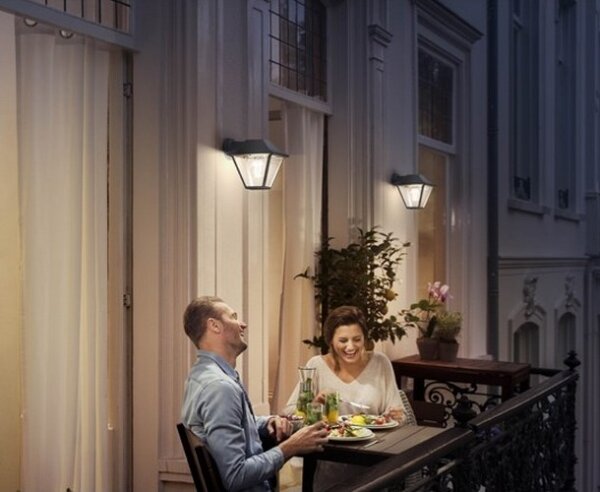 Philips - Vonkajšie nástenné svietidlo ALPENGLOW 1xE27/60W/230V IP44