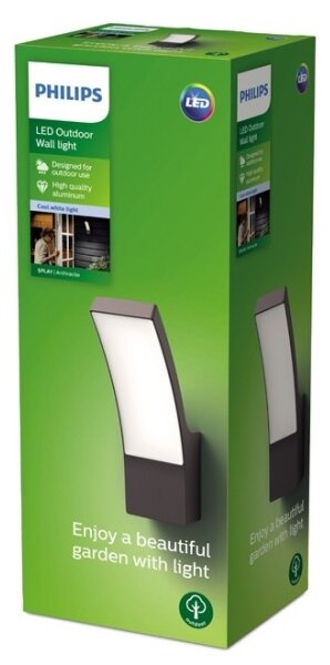Philips - LED Vonkajšie nástenné svietidlo SPLAY LED/12W/230V 4000K IP44