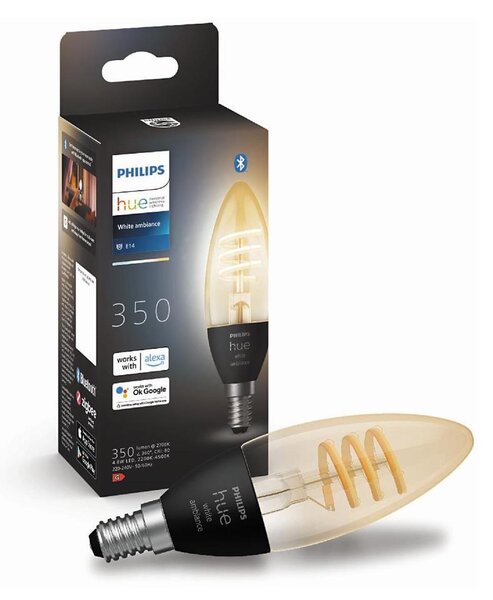 LED Stmievateľná žiarovka Philips Hue WHITE AMBIANCE E14/4,6W/230V 2200-4500K