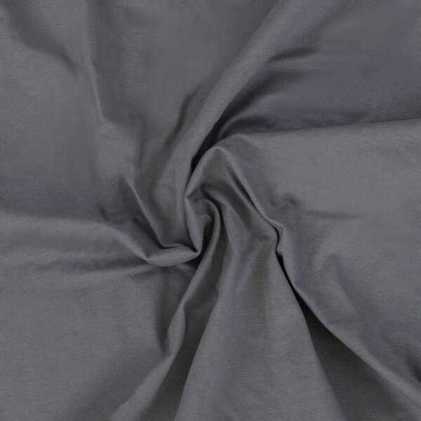Kvalitex Luxusné bavlnené JERSEY prestieradlo s lycrou 90x200 cm - tmavo šedá