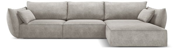 Svetlosivá rohová pohovka (pravý roh) Vanda - Mazzini Sofas