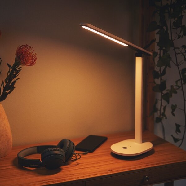 Philips - LED Dotyková stolná lampa IVORY LED/5W/5V 2700/3600/5000K CRI 90