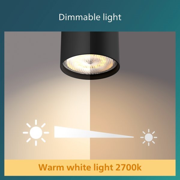 Philips - LED Stmievateľné nástenné bodové svietidlo STAR LED/4,5W/230V