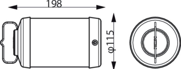 Philips - LED Stmievateľná prenosná lampa CICERO LED/6W/5V 4000 mAh IP54