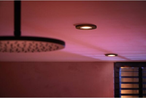Philips-LED RGBW Stmievateľné kúpeľňové svietidlo Hue XAMENTO GU10/5,7W/230V IP44