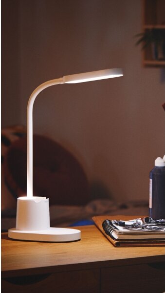 Philips - LED Stmievateľná dotyková stolná lampa BUCKET LED/7W/5V 1800 mAh CRI 90