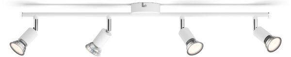 Philips - Bodové svietidlo LIMBALI 4xGU10/50W/230V biela