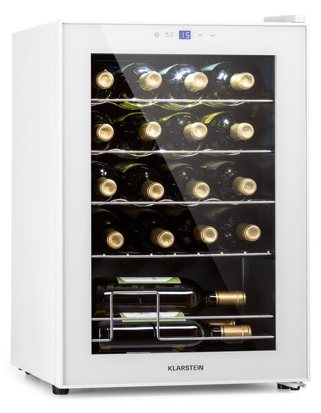 Klarstein Shiraz 20 Uno, vinotéka, 53 l, 20 fliaš, 5-18°C, dotykový ovládací panel
