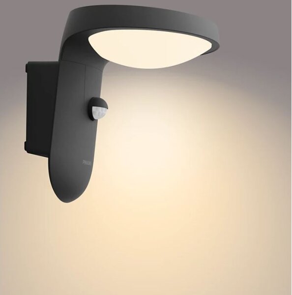 Philips - LED Vonkajšie nástenné svietidlo so senzorom TYLA LED/9W/230V 2700K IP44