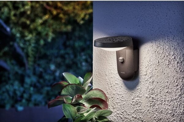 Philips - LED Vonkajšie nástenné svietidlo so senzorom TYLA LED/9W/230V 4000K IP44