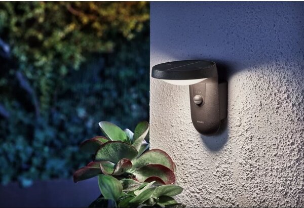 Philips - LED Solárne nástenné svietidlo so senzorom TYLA LED/1,2W/4V 4000K IP44