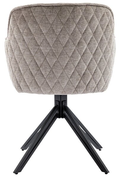 Autronic JEDÁLENSKÁ A KONFERENČNÁ STOLIČKA - šedobiela - 56 x 82 x 62 cm