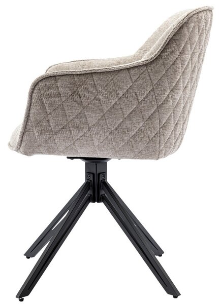 Autronic JEDÁLENSKÁ A KONFERENČNÁ STOLIČKA - šedobiela - 56 x 82 x 62 cm